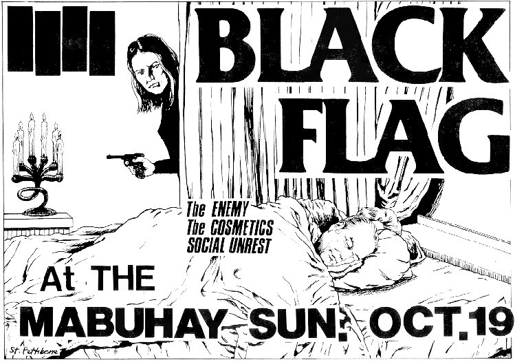 Black Flag-Social Unrest-The Enemy-The Cosmetics @ Mabuhay Gardens San Francisco CA 10-19-80