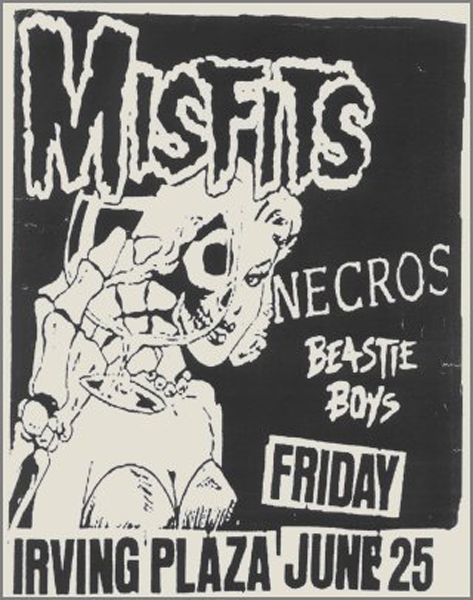 Beastie Boys-Necros-Misfits @ Irving Plaza NYC NY 6-25-82