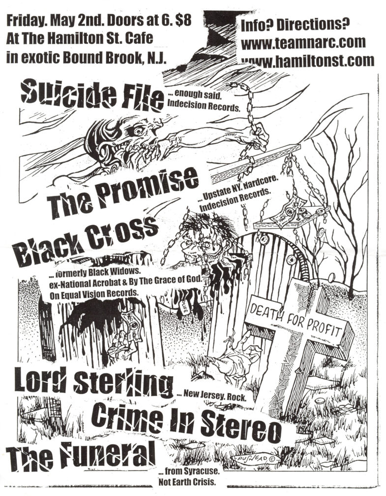 The Suicide File-The Promise-Lord Sterling-Black Cross-Etc @ Hamilton St. Cafe Bound Brook NJ 5-2-03