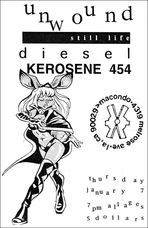 Unwound-Still Life-Diesel-Kerosene 454 @ Macondo Los Angeles CA 1-7-93