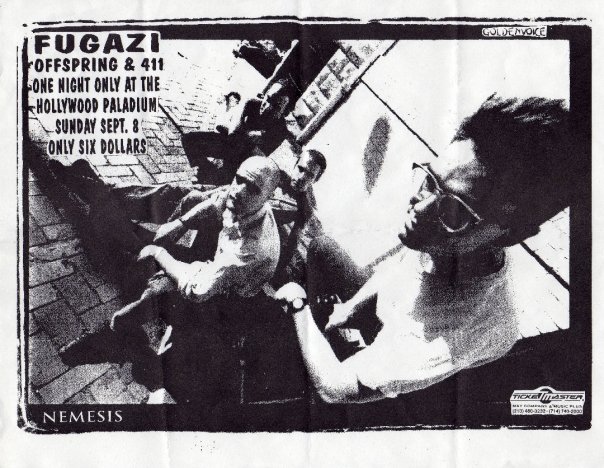 Fugazi-The Offspring-411 @ Hollywood Palladium Hollywood CA 9-8-91