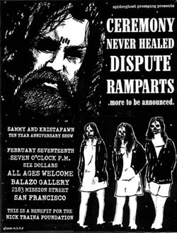 Ceremony-Never Healed-Dispute-Ramparts @ San Francisco CA 2-17-07