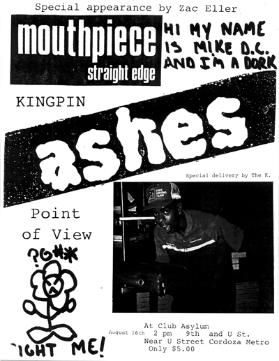 Mouthpiece-Ashes-Point Of View-Kingpin @ Washington DC 8-16-94