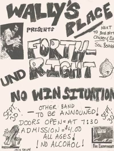 Forthright-No Win Situation @ Allentown PA 9-3-UNKNOWN YEAR