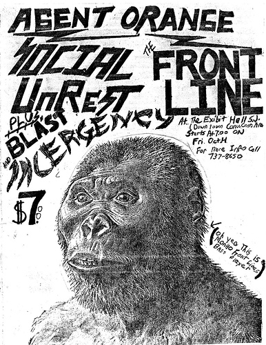 Agent Orange-Social Unrest-Front Line-Bl’ast! @ Los Angeles CA 10-11-UNKNOWN YEAR