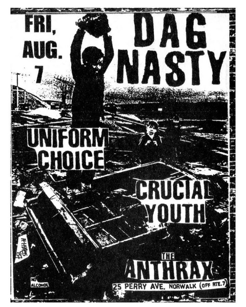 Dag Nasty-Uniform Choice-Crucial Youth @ Norwalk CT 8-7-87