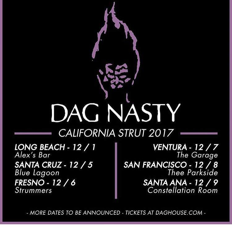 Dag Nasty Tour 2017