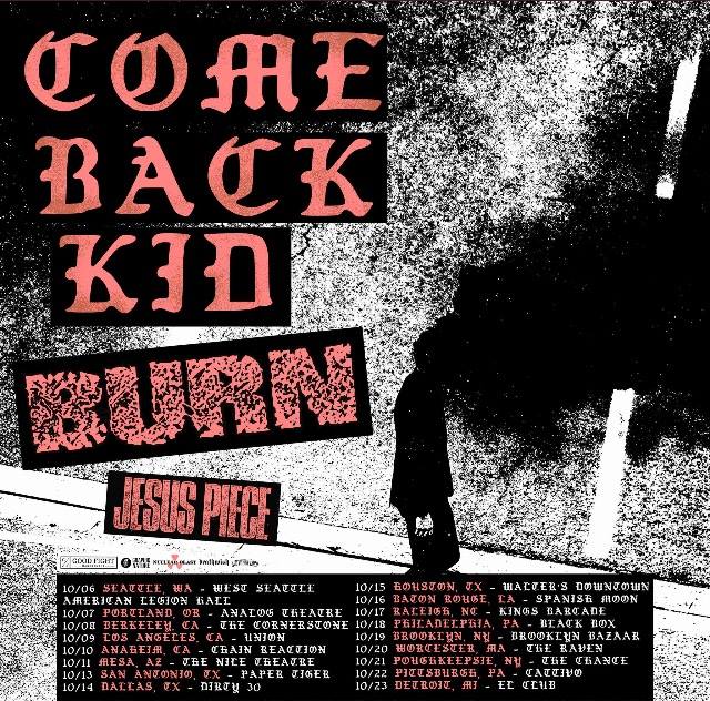 Comeback Kid-Burn-Jesus Piece Tour 2017