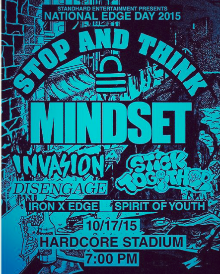 Stop & Think-Mindset-Invasion-Disengage-Stick Together-Iron Edge-Spirit Of Youth @ Cambridge MA 10-17-15