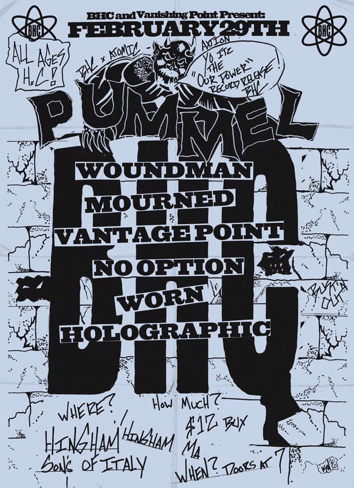 Pummel-Wound Man-Mourned-Vantage Point-No Option-Worn-Holographic @ 2-29-20
