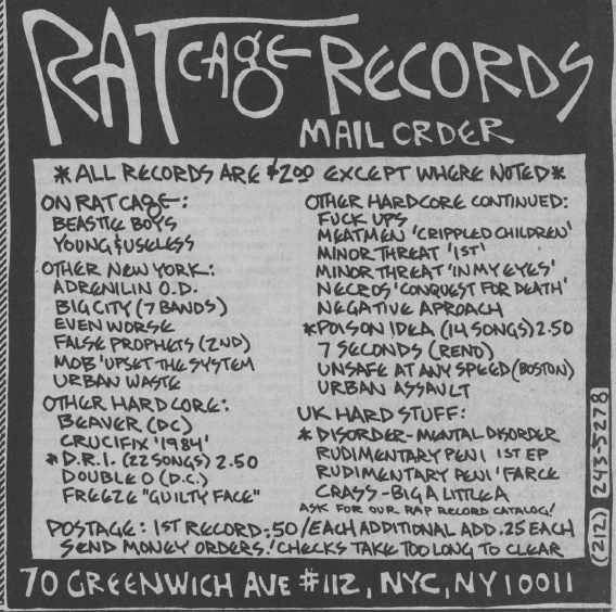 Ratcage Records