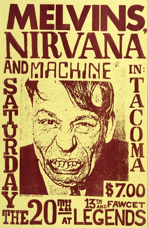 Melvins-Nirvana-Machine @ Tacoma WA 1-20-90