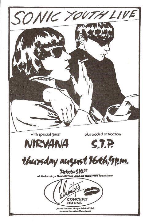 Nirvana-Sonic Youth @ Las Vegas NV 8-16-90