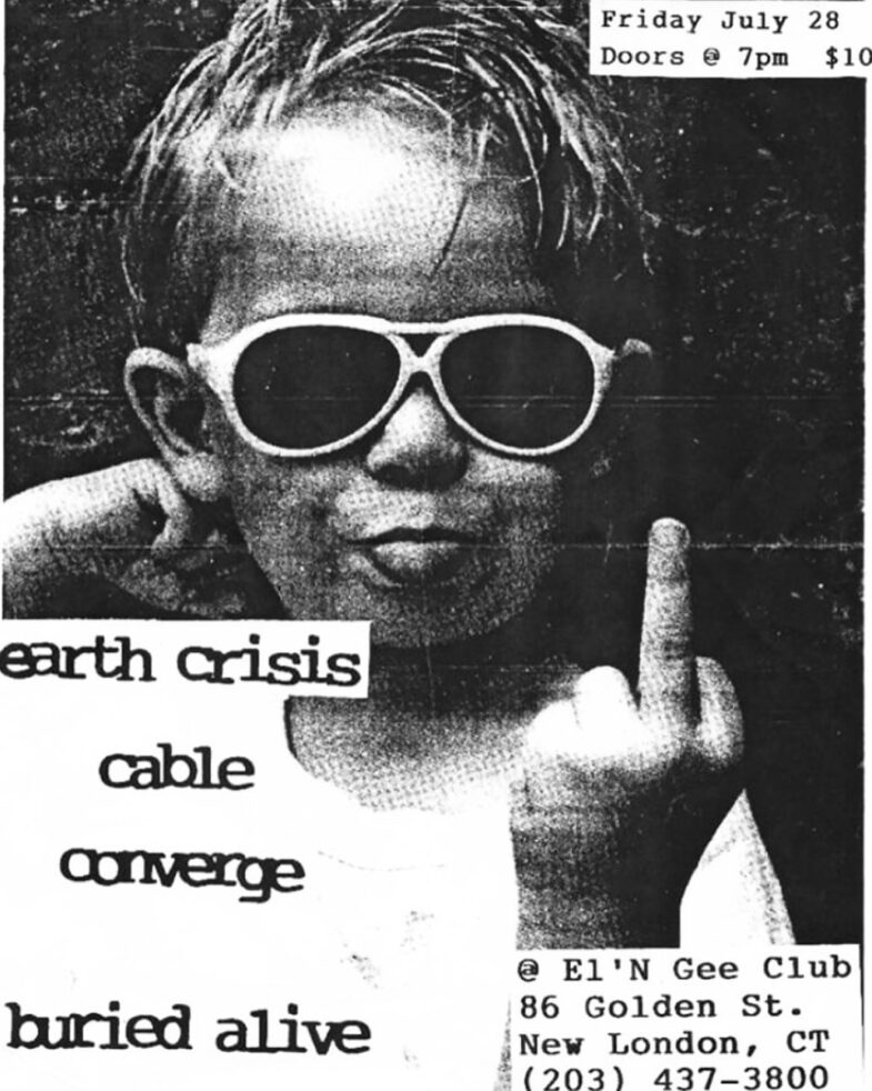 Earth Crisis-Cable-Converge-Buried Alive @ New London CT 7-28-00