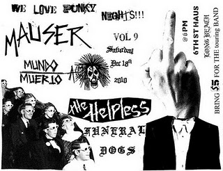 Mauser-Mundo Muerio-The Helpless @ Long Beach CA 2-18-10