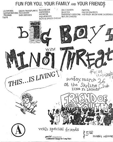 Big Boys-Minor Threat @ Austin TX 3-26-81