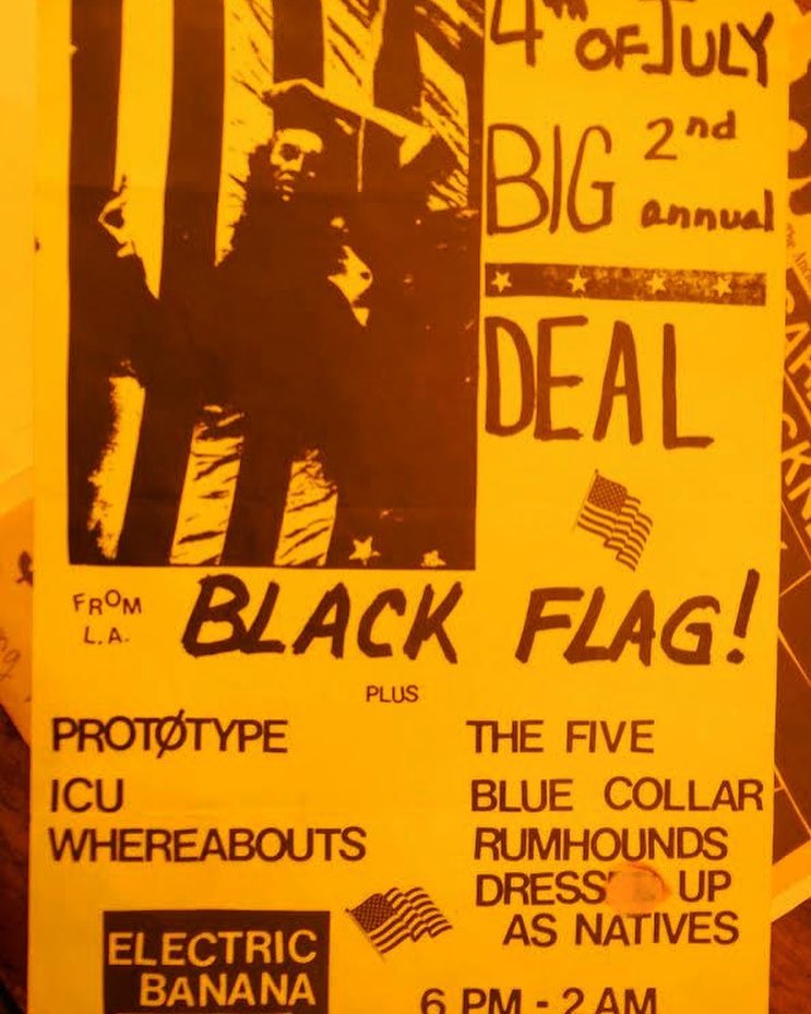 Black Flag-Prototype-ICU-Whereabouts @ Pittsburgh PA 7-4-81