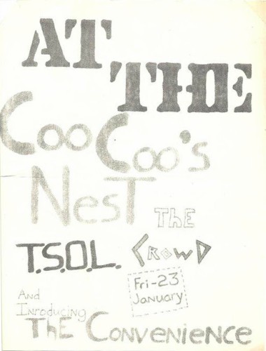 TSOL-The Crowd-The Convenience @ Los Angeles CA 1-23-81