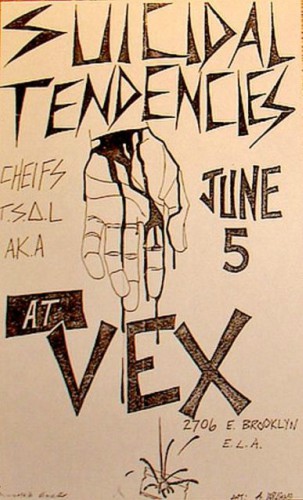 Suicidal Tendencies-Chiefs-TSOL @ Valencia CA 6-5-81