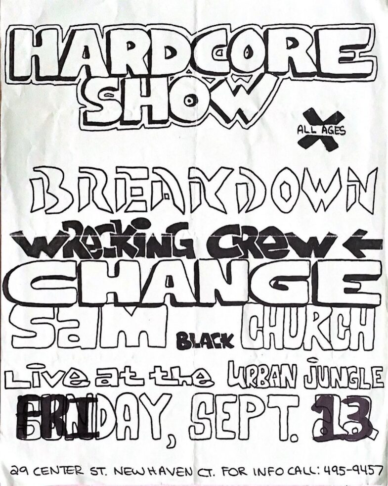 Breakdown-Wrecking Crew-Change-Sam Black Church @ New Haven CT 9-13-91