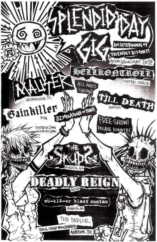 Mauser-Gainkiller-Till Death-Deadly Reign @ Austin TX 5-30-11