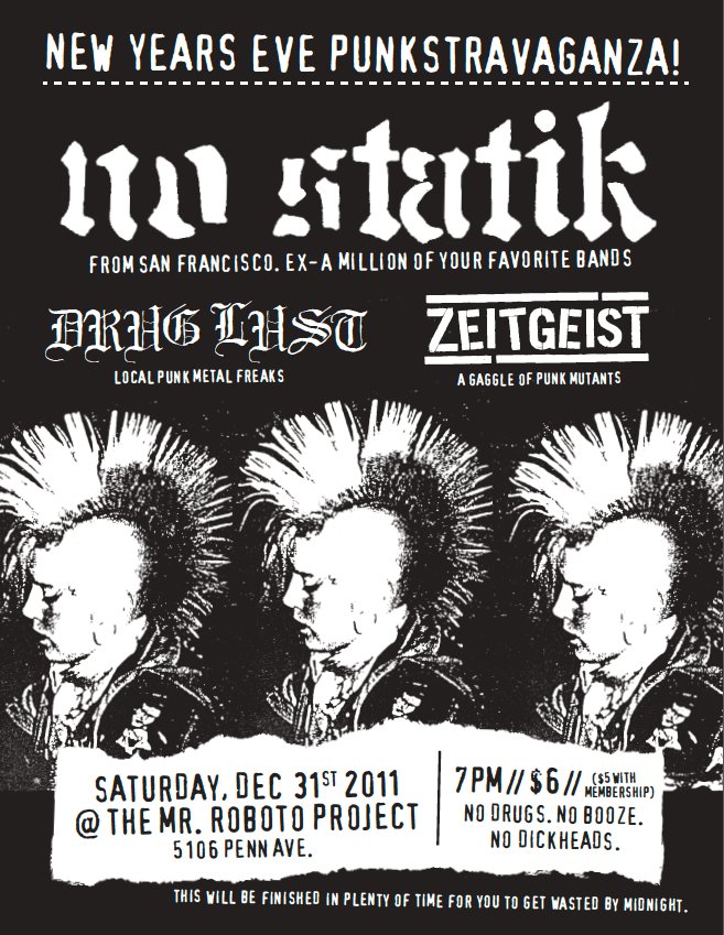 No Statik-Zeitgeist @ Pittsburgh PA 12-31-11