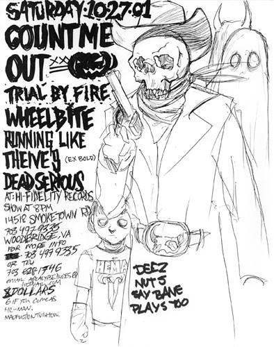 Count Me Out-Trial By Fire-Wheelbite-Running Like Thieves-Dead Serious @ Woodbridge VA 10-27-01