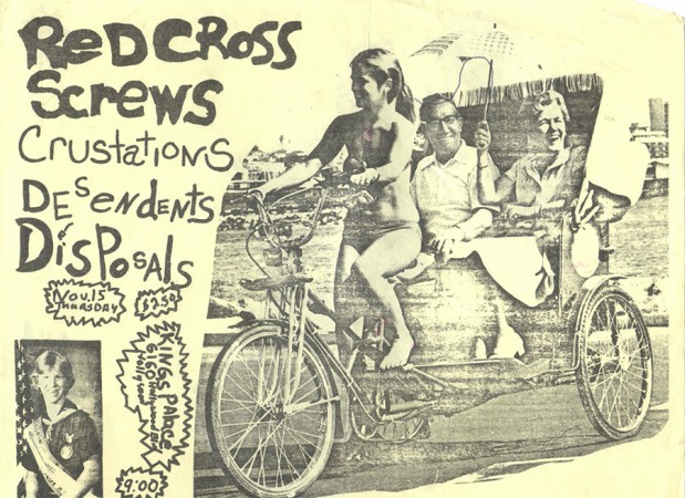 Redd Kross-Screws-Crustations-Descendents-Disposals @ Hollywood CA 11-15-79